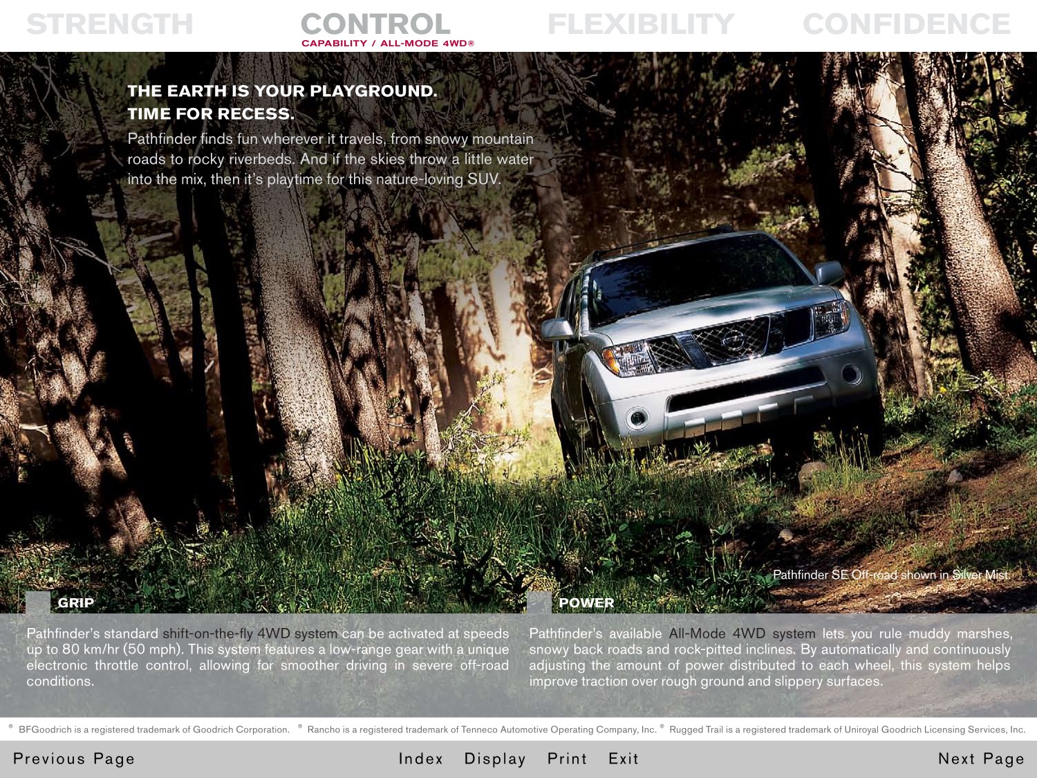 2005 Nissan Pathfinder Brochure Page 6